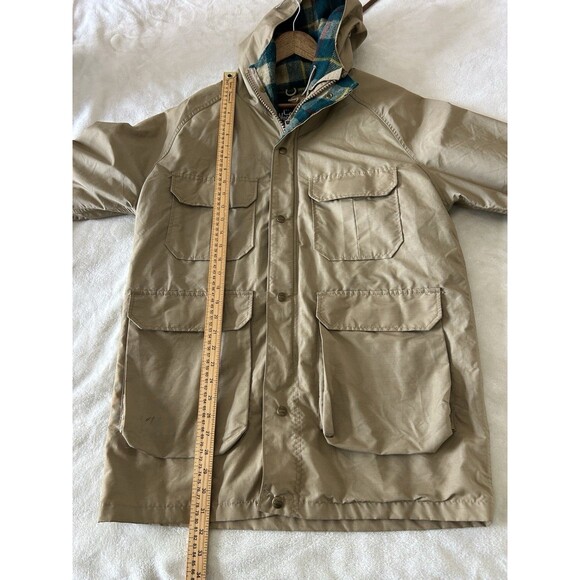 Woolrich Mens Jacket Large Mountain Parka Wool Lined Chore Coat USA Vintage - Picture 4 of 12